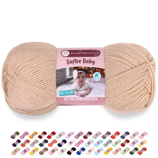 Softee Baby Yarn- Premium Anti-Pilling Acrylic