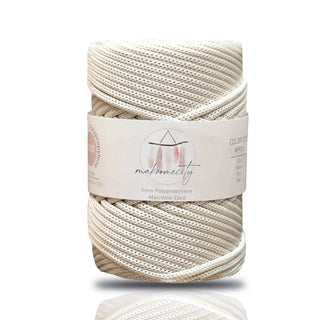 Makromecity Premium, 5 mm Polyester Makrome İpi, Poliproplen 400gram 95 Metre
