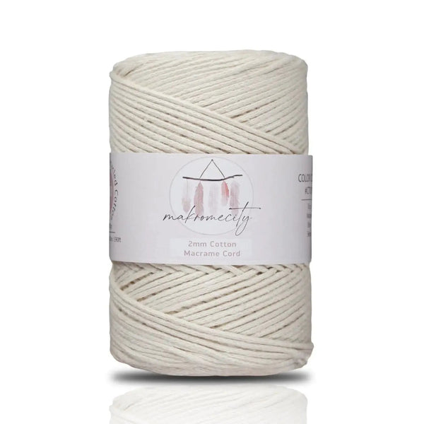 2 mm Pamuk Makrome İpi, 200 gram 150 metre